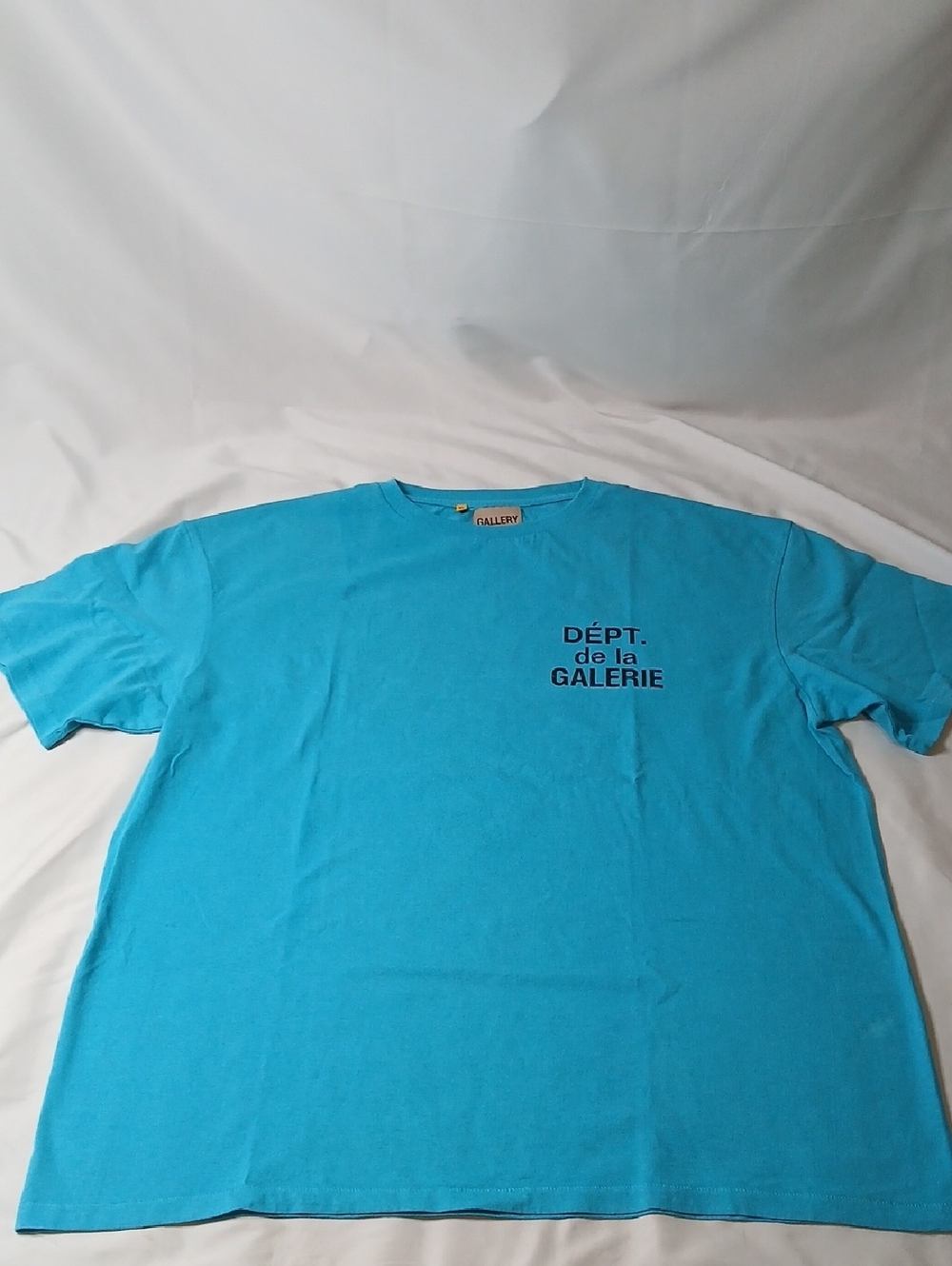 Gallery Dept Bright Turquoise Short Sleeve Logo Tee